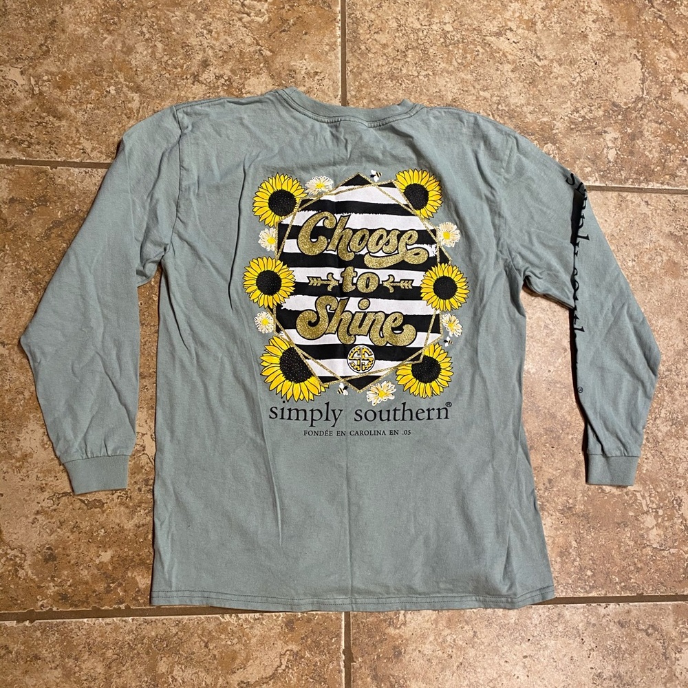 Simply Southern T-Shirt. Long sleeved.